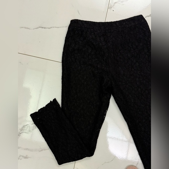 Boston Proper Elegant Black Lace Pants Size 10 - Picture 7 of 7